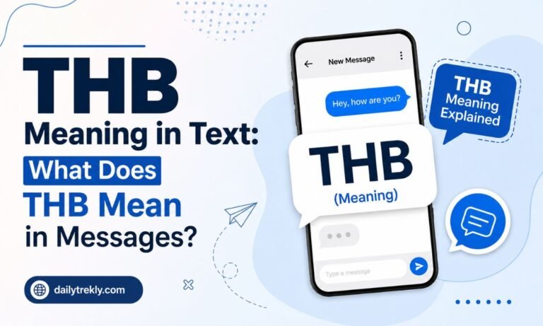 THB Meaning in Text