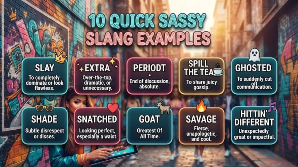 10 Quick Sassy Slang Examples