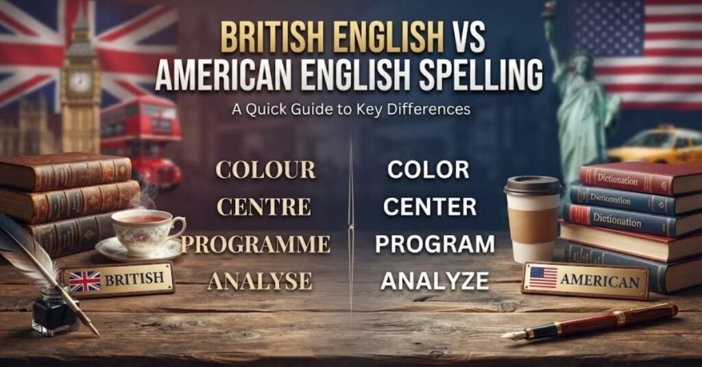 British English vs American English Spelling