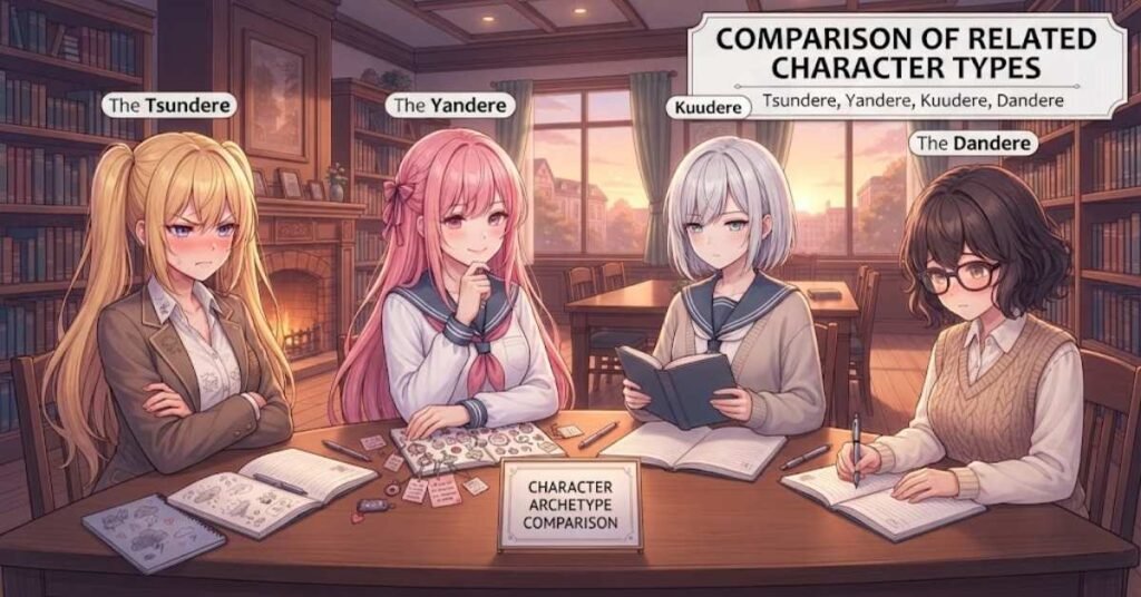 Comparison of Related Character Types