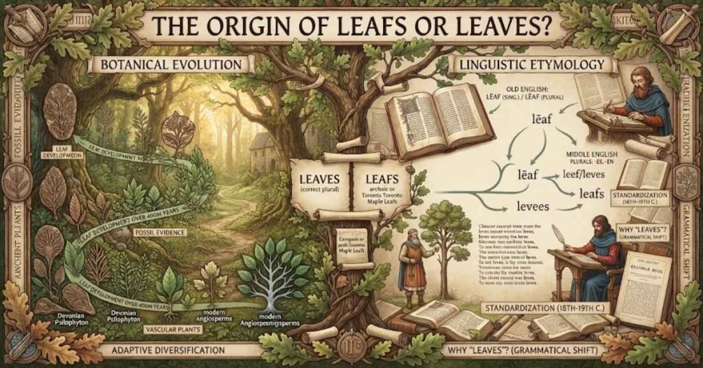 The Origin of Leafs or Leaves