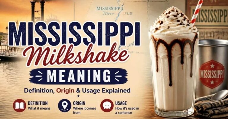 mississippi milkshake meaning