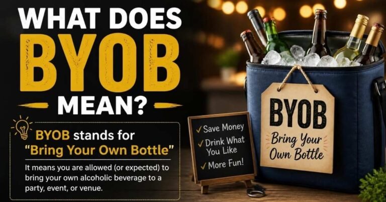 what does byob mean