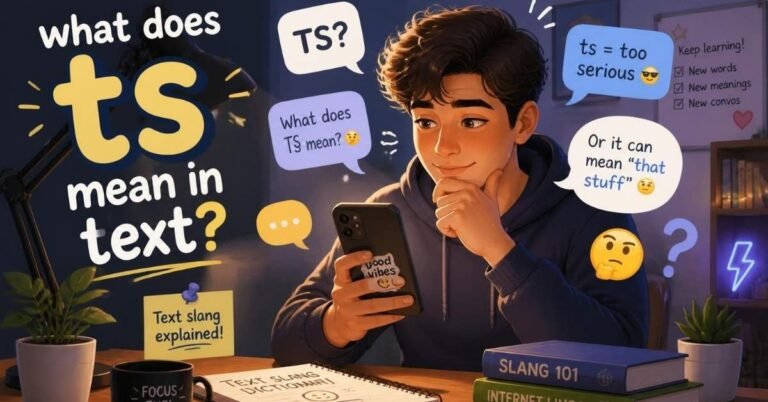 what does ts mean in text